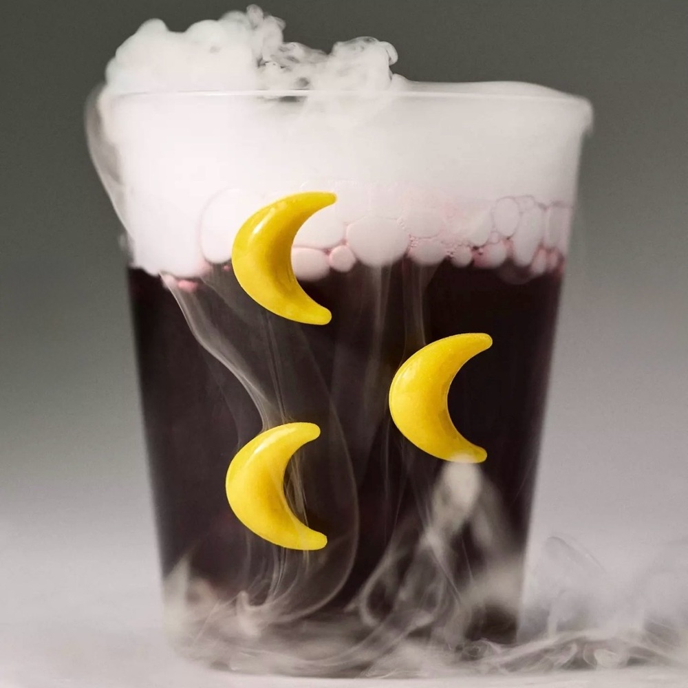 NEW Anthropologie The Icon Juice Glass: 3D Halloween Edition, Moon